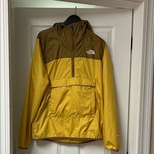 The North Face Two-Tone Yellow and Brown Anorak